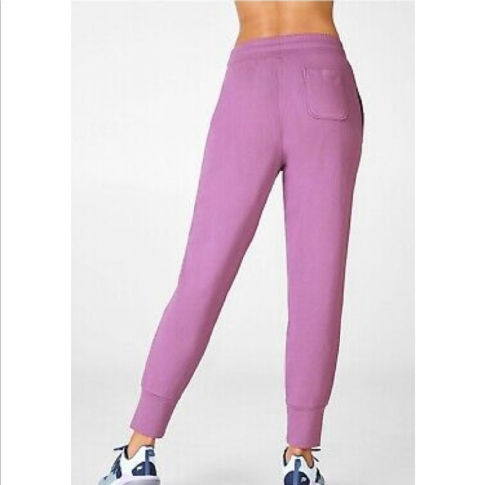 SOLD Fabletics Daria Terry Purple Jogger II Pants - Picture 2 of 11
